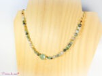 collier en Agate arbre et Aventurine verte