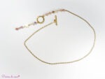 collier en Tourmaline rose