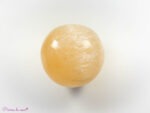 sphère en Sélénite orange
