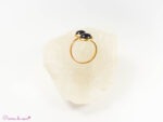 Bague en Obsidienne noire