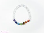 Bracelet 7 chakras et cristal de roche