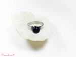 Bague en Obsidienne noire
