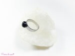 Bague en Obsidienne noire