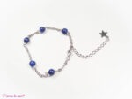 Bracelet chaîne en Lapis Lazuli