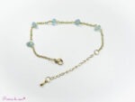 Bracelet chaîne en Apatite