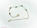 Bracelet chaine en Malachite