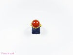 Bague en Jaspe rouge