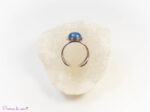 bague en apatite bleue
