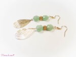 Boucles d'oreilles en Aventurine verte