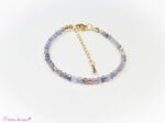 Bracelet en Iolite (Cordiérite)