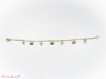 Bracelet chaine en Chrysocolle