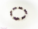 Bracelet en Améthyste et Calcite rose