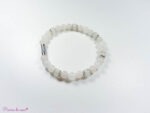 Bracelet en Pierre de lune et Quartz rose