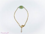 bracelet chaine en Aventurine verte