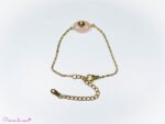 Bracelet chaine en Quartz rose