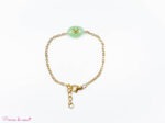 Bracelet chaine en Aventurine verte