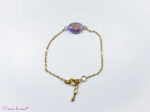 Bracelet chaine en Améthyste