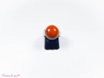 Bague en jaspe rouge