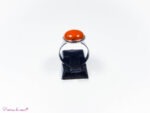 Bague en jaspe rouge