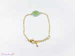 bracelet chaine en Aventurine verte