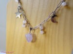 Collier en Quartz rose et Améthyste