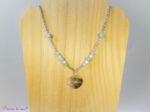 Collier en Amazonite et pierre de lune