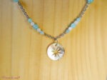 Collier en Amazonite et pierre de lune