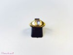  Bague en Pierre de lune (Péristérite)